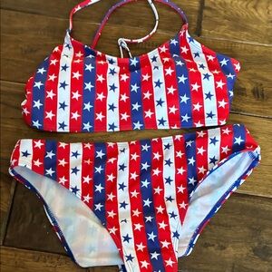 SHEIN Red and Blue Star Bikini